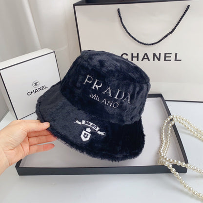 Fashion Milano Chapeau bob en fausse fourrure en peluche | Chapeau d'hiver de créateur de luxe