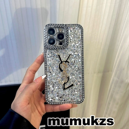 Glitter só Holographic Y - S - L-Inspired iPhone Cás - Diamond Shine Edition