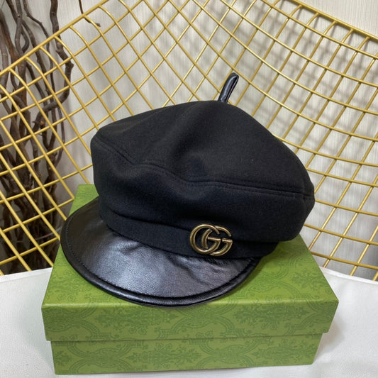 Lógó Miotal GG Clasaiceach Cap Maol Octagonal | Hat Cashmere Dearthóir Só