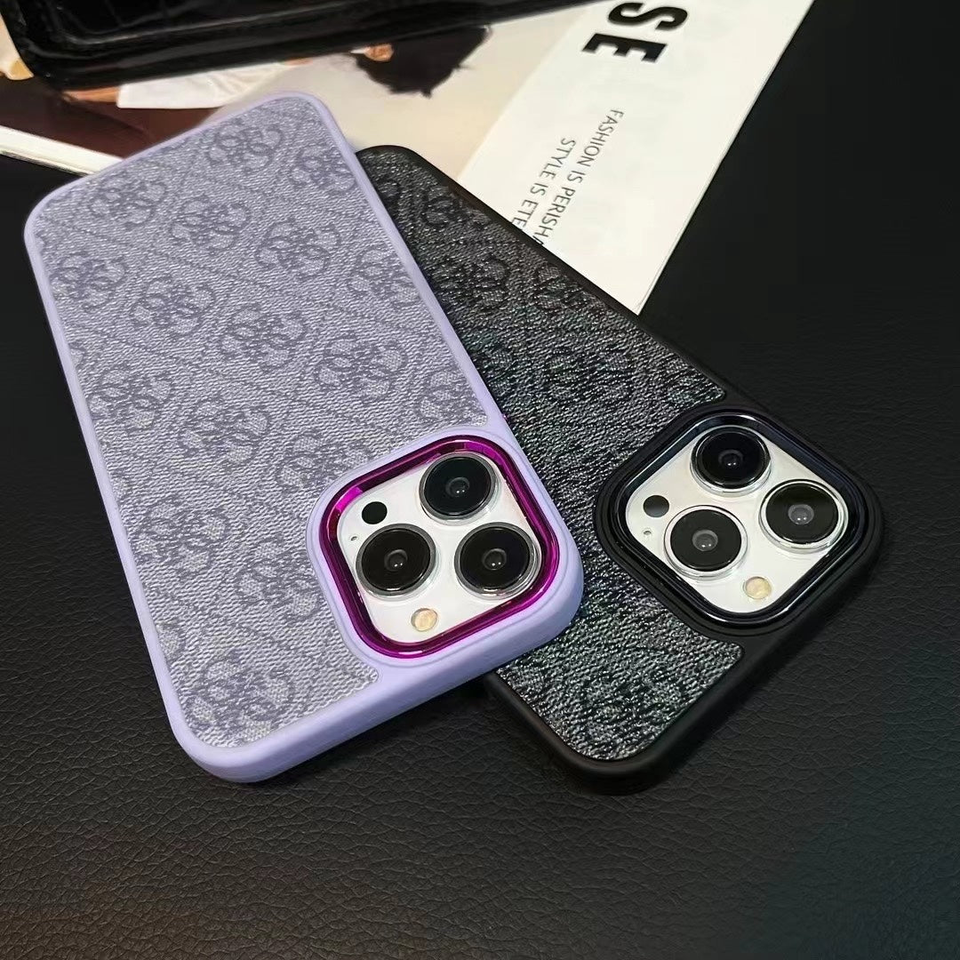 Роскошный фиолетовый чехол для iPhone-MD231025