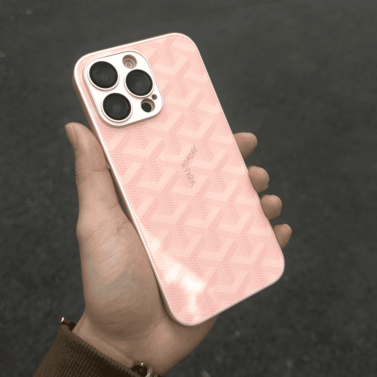 G-Y Luxury Geometric Monogram iPhone -kotelo