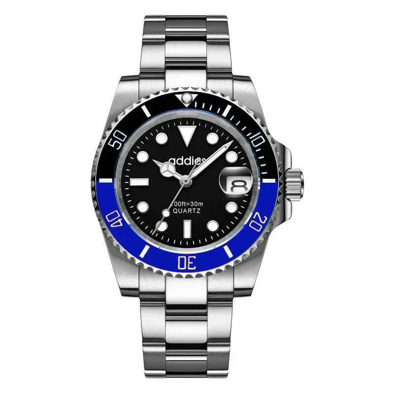 TitanX Elite Men's Quartz Sport Watch – Luxury 30M Waterproof Stainless Steel Dive Timepiece | Relógio Masculino