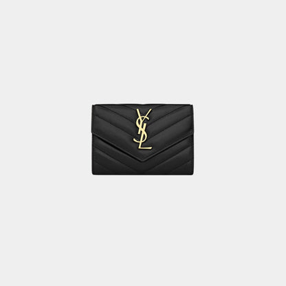 C-m Quilted Lambskin Small Wallet
